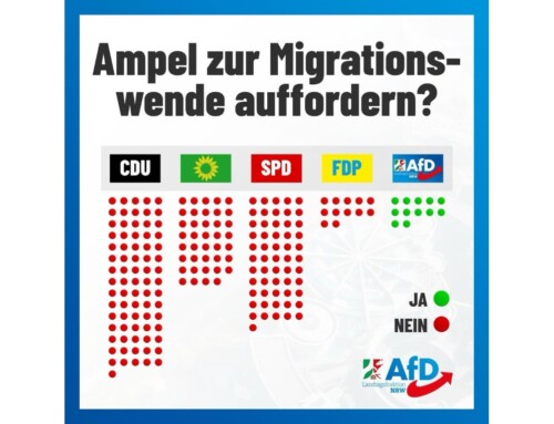 ++ CDU-Fraktion will Ampel nicht zur Migrationswende auffordern! ++