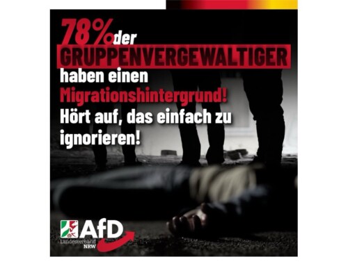 ++ Das Ende des Schweigens: Mehr als 78% der Gruppenvergewaltiger haben Migrationshintergrund! ++