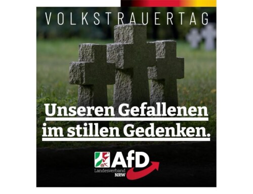 ++ Nicht vergessen: Heute ist Volkstrauertag! ++