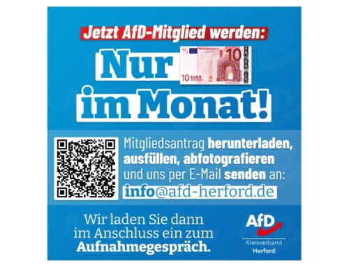 ++ Jetzt AfD-Mitglied werden! ++