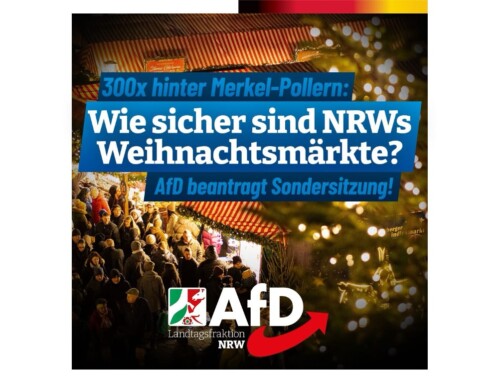 ++ Sondersitzung jetzt! Wie sicher sind NRWs Weihnachtsmärkte wirklich? ++