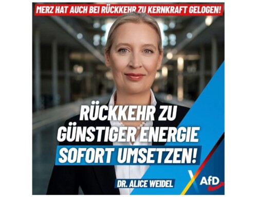 ++ Merz hat auch bei Rückkehr zu Kernkraft gelogen! ++