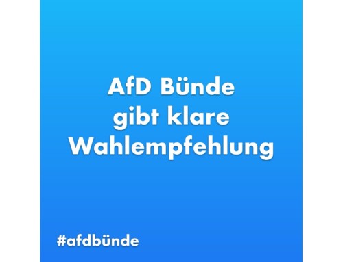 ++ AfD Bünde empfiehlt in der Bürgermeisterstichwahl am 28.9. eindeutig den Kandidaten Matthias Ciesler ++