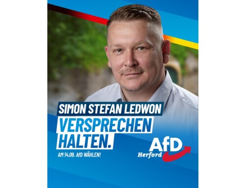 ++ Unser Kandidat für den Stadtrat in Löhne: Simon Ledwon ++