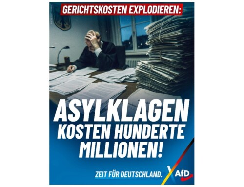 ++ Gerichtskosten explodieren: Asylklagen kosten fast eine Milliarde Euro! ++
