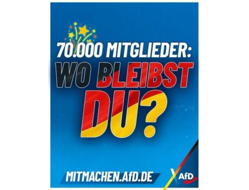 ++ 70.000 Mitglieder – Wo bleibst DU? ++