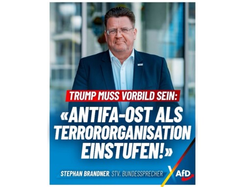 ++ Trump muss Vorbild sein: Antifa-Ost als Terrororganisation einstufen! ++