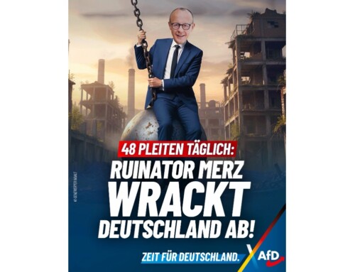 +++ 48 Pleiten täglich: Ruinator Merz wrackt Deutschland ab! +++
