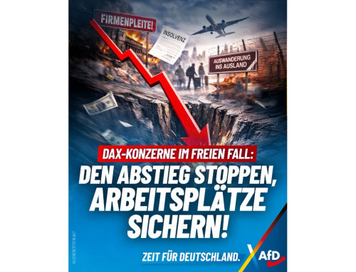 +++ DAX-Konzerne im freien Fall: Den Abstieg stoppen, Arbeitsplätze sichern! +++