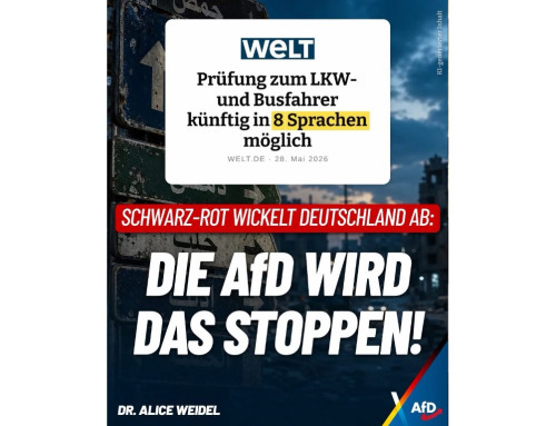 ++ Die AfD wird das stoppen! ++