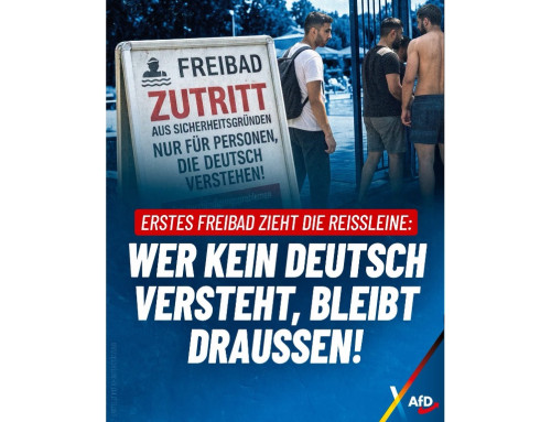 ++ Erstes Freibad zieht die Reißleine: Wer kein deutsch versteht, bleibt draußen! ++