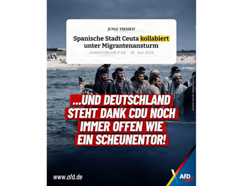 ++ …UND DEUTSCHLAND STEHT DANK CDU NOCH IMMER OFFEN WIE EIN SCHEUNENTOR! ++