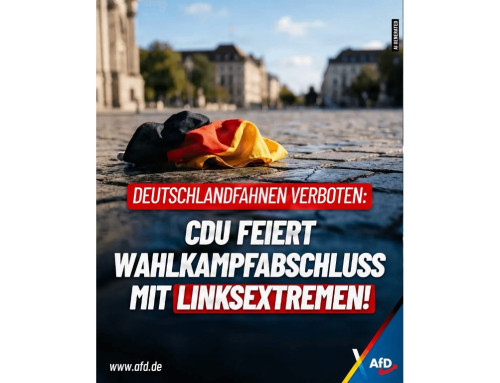 ++ CDU feiert Wahlkampfabschluss mit Linksextremen! ++
