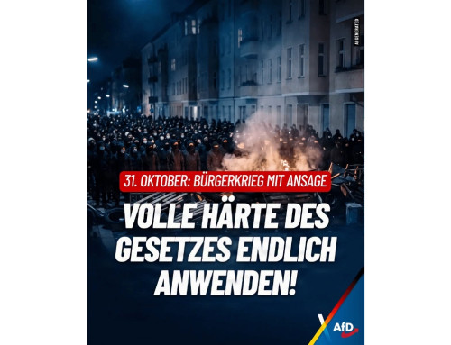 ++ Volle Härte des Gesetzes endlich anwenden! ++